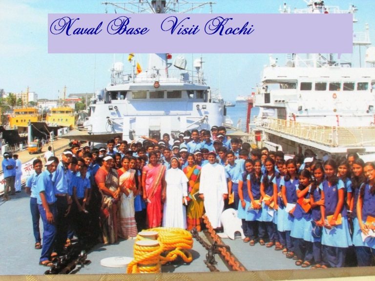 Naval Base Kochi Visit St.Jude's E.M.H.S.S.