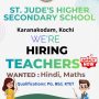 TEACHER’S WANTED: HINDI, MATHS
